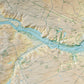 Richmond Relief Map (Unframed)