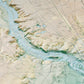 Richmond Relief Map (Unframed)