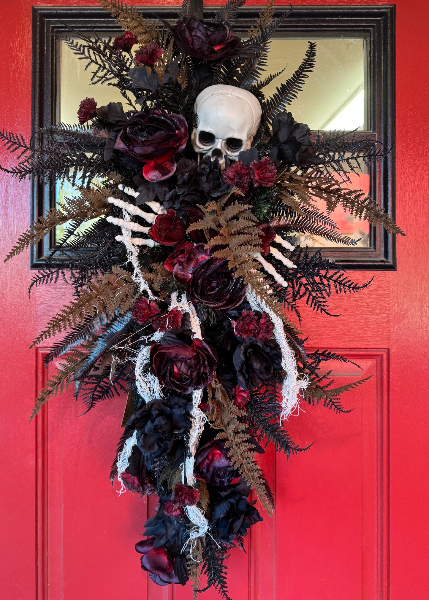Handmade Skeleton Wreath